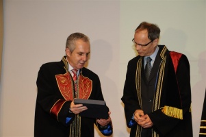 Professor Jean Tirole from Toulouse School of Economics was nominated Honorary Doctor of the Department of Economics on April 5, 2012